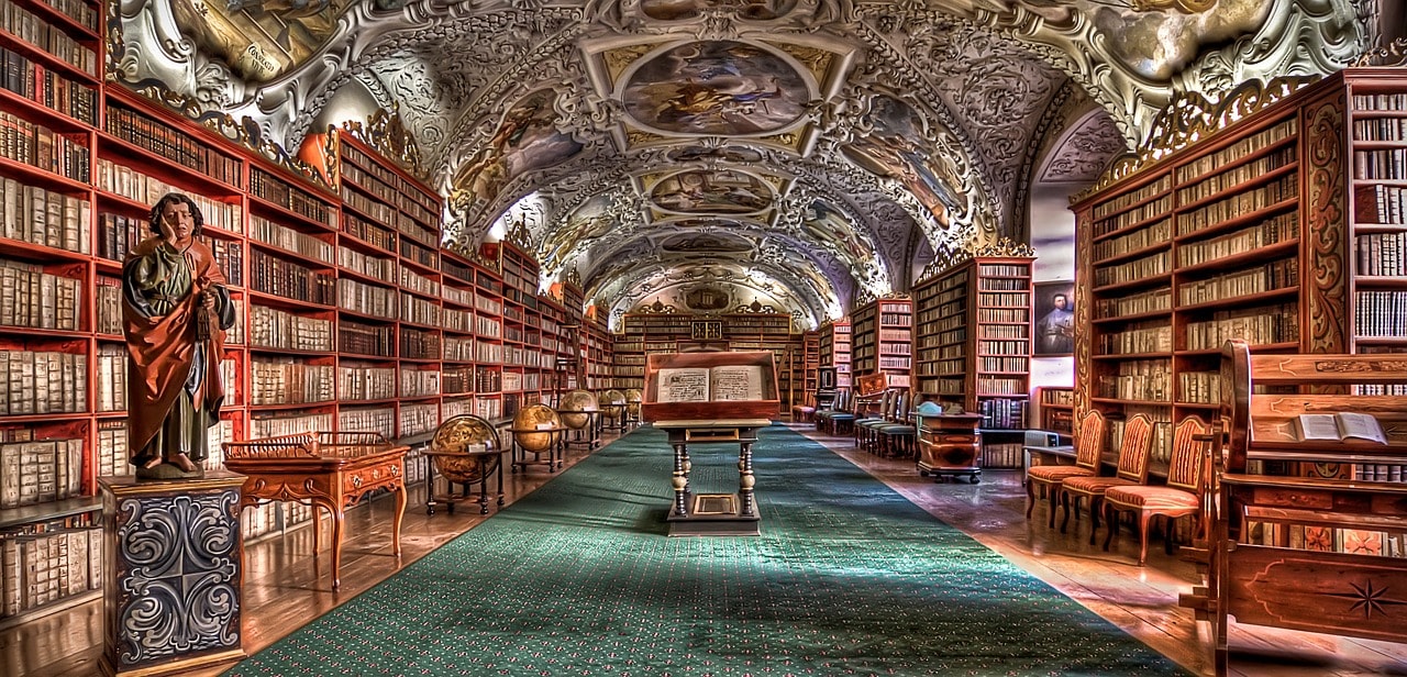 Библиотека в Праге